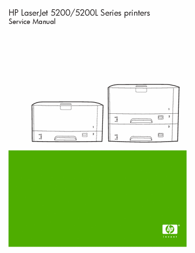 hp lj5200 LaserJet 5200-5200L Service Manual